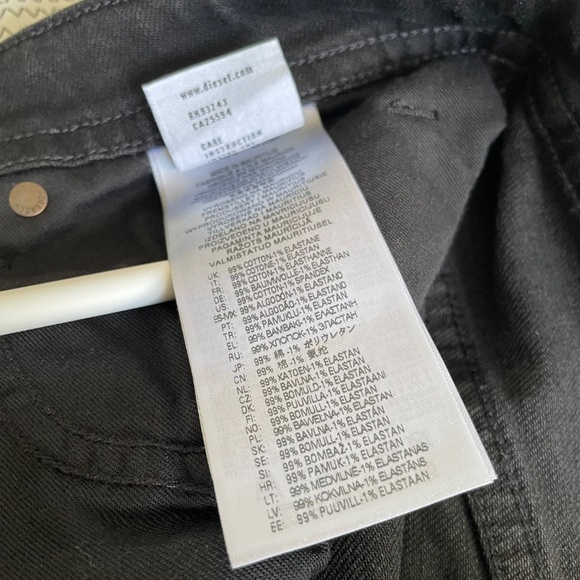 Diesel Thommer Men's Slim Jeans W30 x L31* RM034 (Black) New with tags - Picture 11 of 16